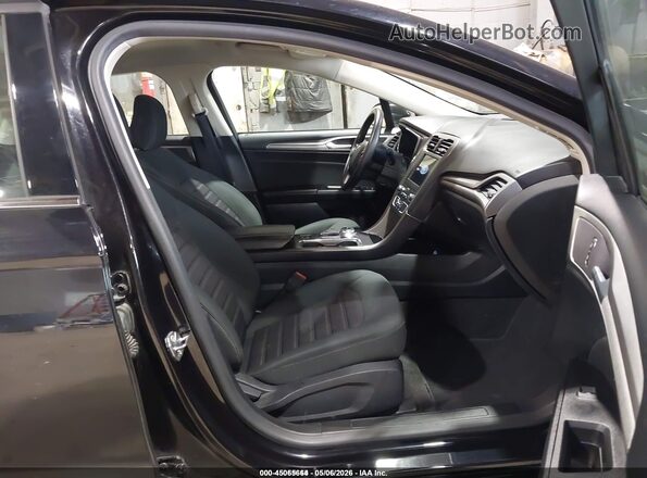 3FA6P0LUXLR265135 2020 FORD FUSION Black Вид салону спереду