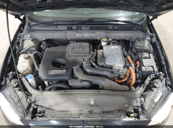 3FA6P0LUXLR265135 2020 FORD FUSION Black Вид ззаду