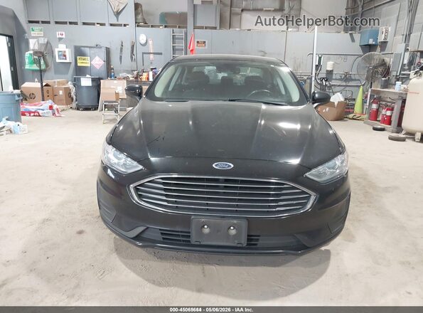 3FA6P0LUXLR265135 2020 FORD FUSION Black Вид щитка приладів