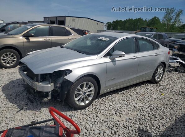 3FA6P0MU3KR239554 2019 FORD FUSION Серебряный Передняя левая четверть