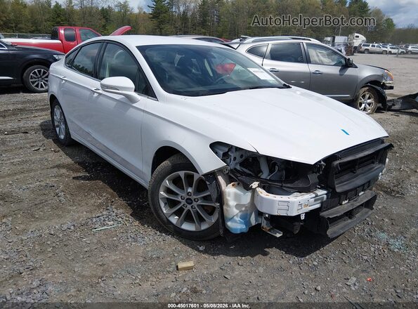 3FA6P0MU3LR158636 2020 FORD FUSION Белый Передняя правая четверть
