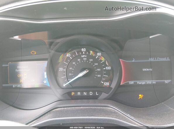 3FA6P0MU3LR158636 2020 FORD FUSION Белый Вид задних сидений