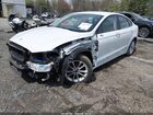 2020 Ford Fusion Hybrid Sel Белый vin: 3FA6P0MU3LR158636