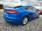 2019 Ford Fusion Sel Синий vin: 3FA6P0MU4KR123747