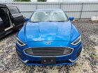 2019 Ford Fusion Sel Синий vin: 3FA6P0MU4KR123747
