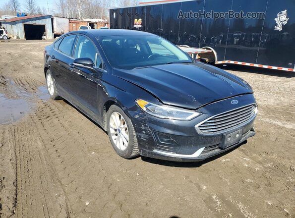 3FA6P0MU5LR129753 2020 FORD FUSION Черный Передняя правая четверть