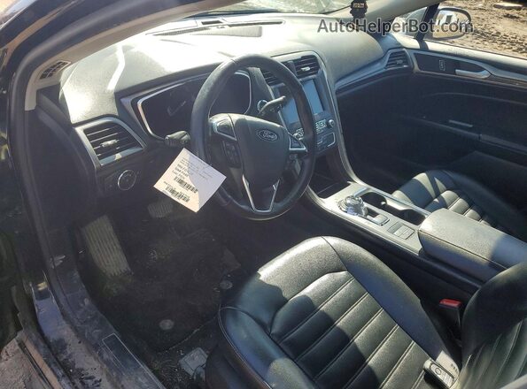 3FA6P0MU5LR129753 2020 FORD FUSION Черный Вид панели приборов