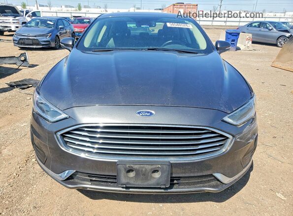 3FA6P0MU5LR264084 2020 FORD FUSION Серый Вид спереди