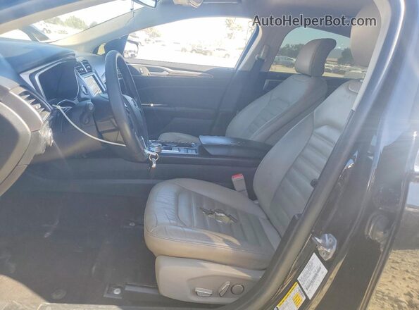 3FA6P0MU9KR134792 2019 FORD FUSION Black Widok wnętrza z przodu