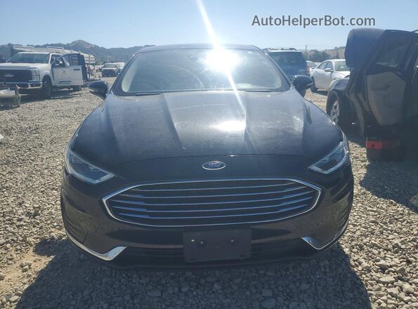3FA6P0MU9KR134792 2019 FORD FUSION Black Widok z przodu