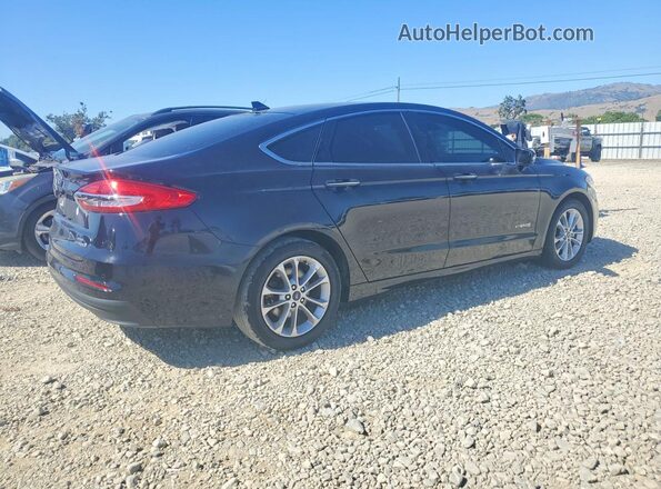 3FA6P0MU9KR134792 2019 FORD FUSION Black Tył prawy