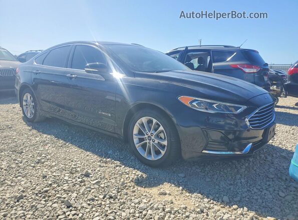 3FA6P0MU9KR134792 2019 FORD FUSION Black Przód prawy