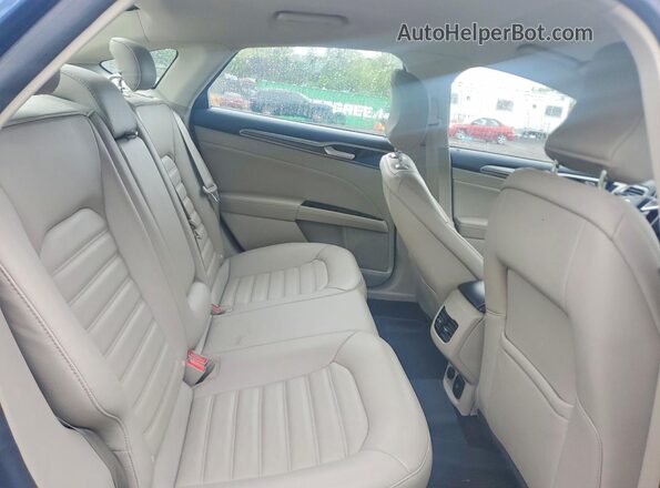 3FA6P0PU2JR196254 2018 FORD FUSION Синий Вид задних сидений