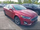 2020 Ford Fusion Hybrid Titanium Red vin: 3FA6P0RU5LR100293