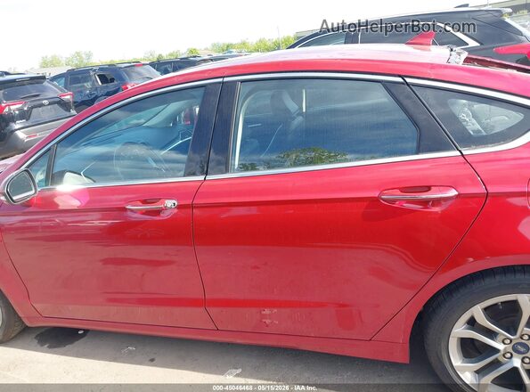 3FA6P0RU5LR100293 2020 FORD FUSION HYBRID Red სალონის 360-გრადუსიანი ხედი