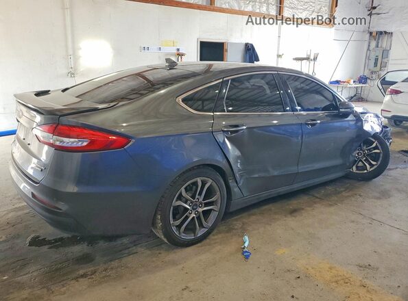 3FA6P0RU6LR182096 2020 FORD FUSION Gray Задня права чверть