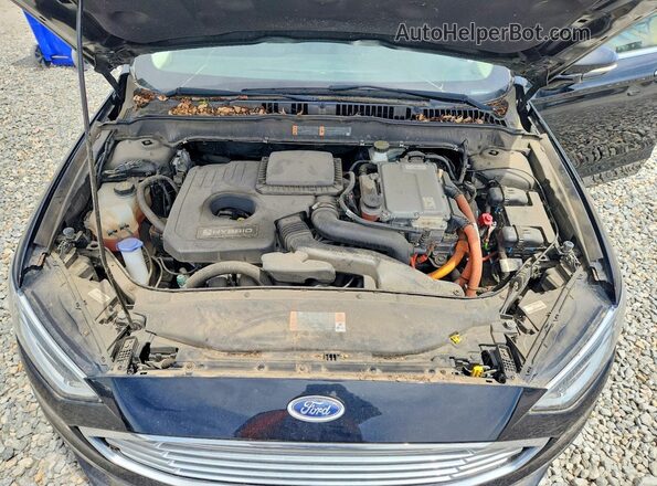 3FA6P0RUXHR356761 2017 FORD FUSION Black Вид задньої частини салону