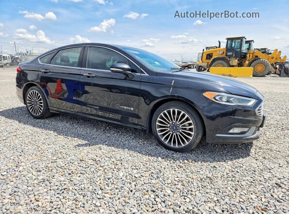 3FA6P0RUXHR356761 2017 FORD FUSION Black Передня права чверть