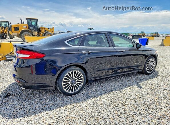 3FA6P0RUXHR356761 2017 FORD FUSION Black Задня права чверть