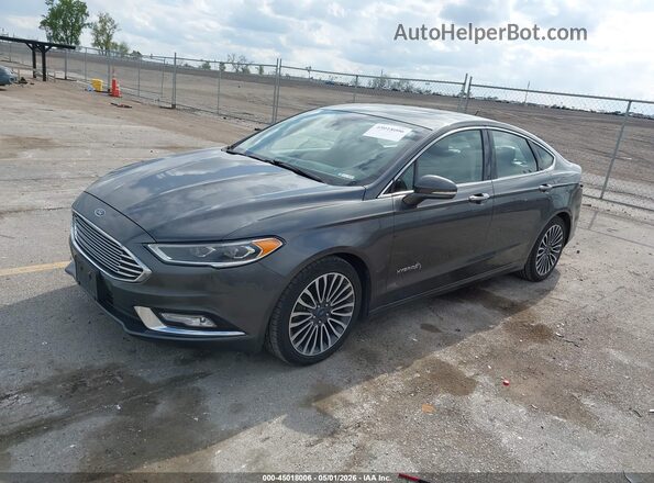 3FA6P0RUXJR167033 2018 FORD FUSION HYBRID Бежевый Передняя левая четверть