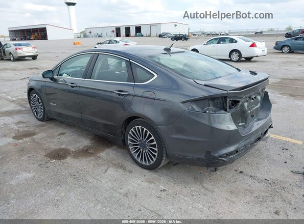 3FA6P0RUXJR167033 2018 FORD FUSION HYBRID Бежевый Задняя левая четверть