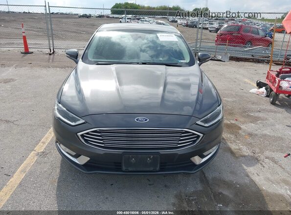 3FA6P0RUXJR167033 2018 FORD FUSION HYBRID Бежевый Вид задней части салона