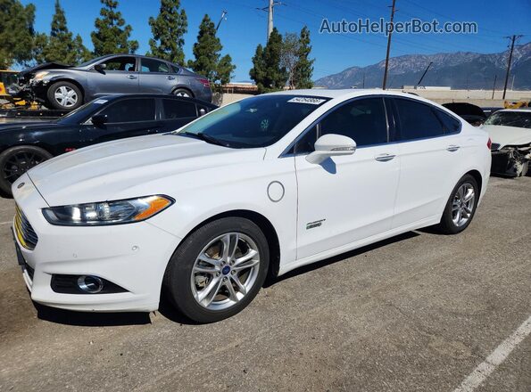 3FA6P0SU2GR115477 2016 FORD FUSION Белый Передняя левая четверть