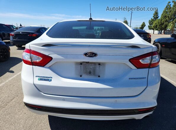 3FA6P0SU2GR115477 2016 FORD FUSION Белый Вид сзади