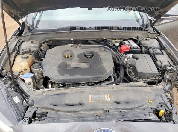 3FA6P0T94GR294504 2016 FORD FUSION Серый Вид задней части салона