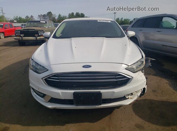 3FA6P0T94HR320312 2017 FORD FUSION Белый Вид спереди