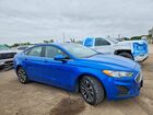 2020 Ford Fusion Se Blue vin: 3FA6P0T96LR260204