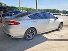 2017 Ford Fusion Se Silver vin: 3FA6P0T99HR172156