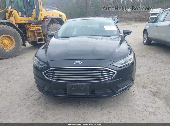 3FA6P0UU1JR278982 2018 FORD FUSION HYBRID Черный Вид щитка приборов