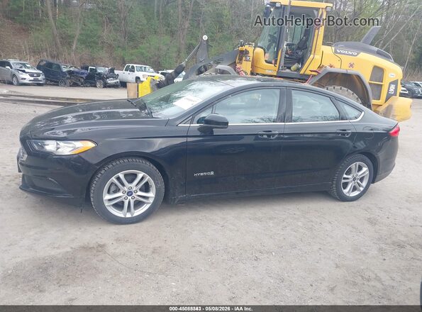 3FA6P0UU1JR278982 2018 FORD FUSION HYBRID Черный Панорамный вид салона 360°