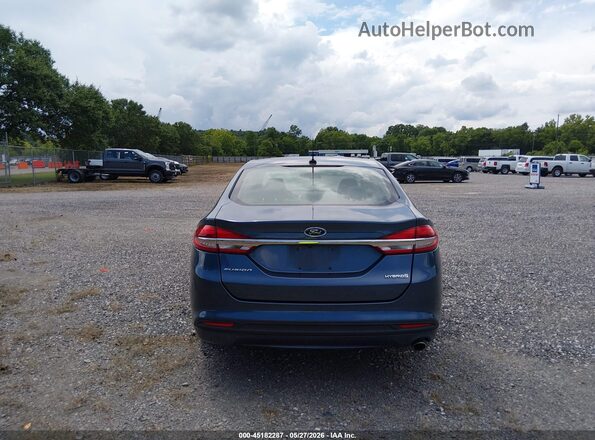 3FA6P0UU1JR282062 2018 FORD FUSION HYBRID Синий 
