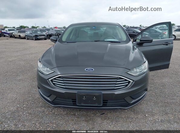 3FA6P0UU4JR235785 2018 FORD FUSION HYBRID Серый Вид спереди