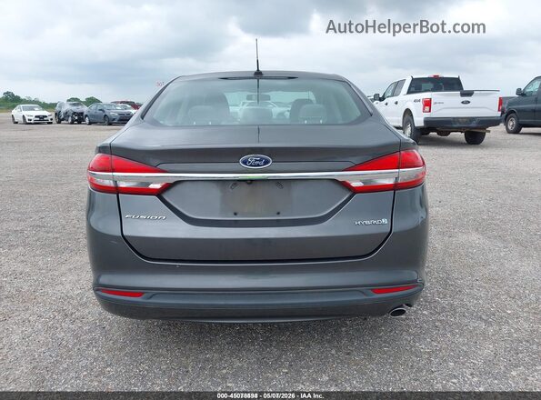 3FA6P0UU4JR235785 2018 FORD FUSION HYBRID Серый 