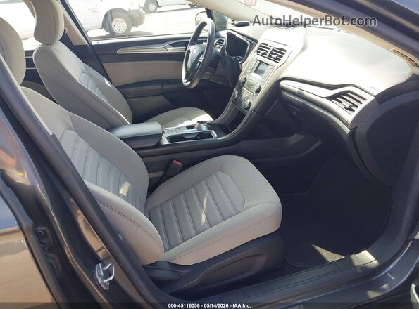 3FA6P0UU4JR278765 2018 FORD FUSION HYBRID Серый Вид салона спереди