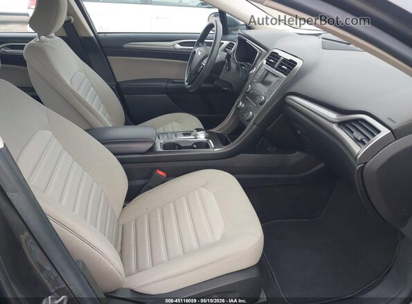 3FA6P0UU7JR235750 2018 FORD FUSION HYBRID Gray Vista interior delantera