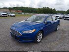 2018 Ford Fusion Hybrid S Синий vin: 3FA6P0UU7JR254492