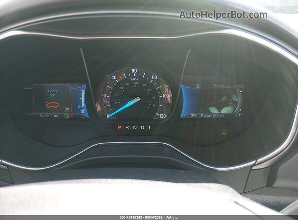 3FA6P0UU7JR281952 2018 FORD FUSION HYBRID Серебряный Вид задних сидений