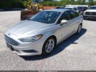 2018 Ford Fusion Hybrid S Серебряный vin: 3FA6P0UU7JR281952