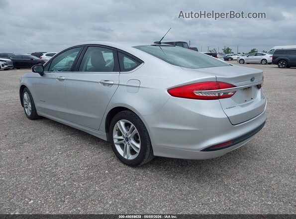 3FA6P0UU7JR282079 2018 FORD FUSION HYBRID Серебряный Задняя левая четверть