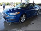 2018 Ford Fusion Hybrid S Синий vin: 3FA6P0UU8JR235921
