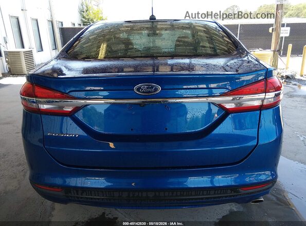 3FA6P0UU8JR235921 2018 FORD FUSION HYBRID Синий 