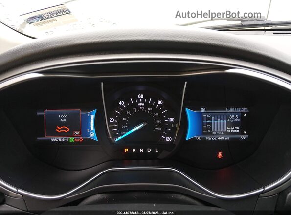 3FA6P0UU8JR273679 2018 FORD FUSION HYBRID Серый Вид задних сидений