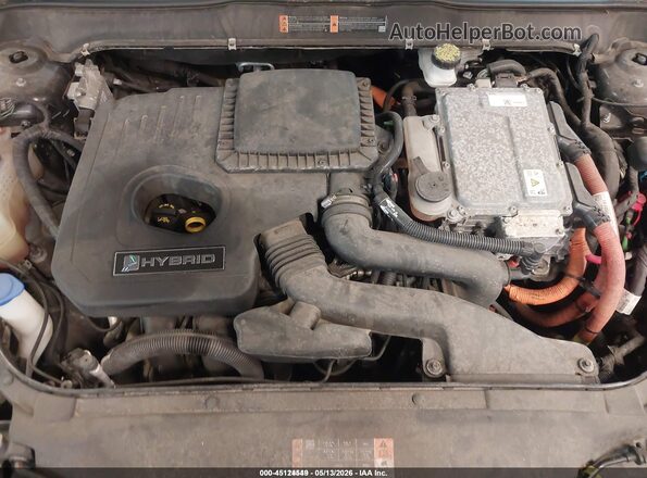3FA6P0UU8JR282057 2018 FORD FUSION HYBRID Черный Вид сзади