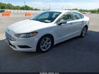 2018 Ford Fusion Hybrid S White vin: 3FA6P0UU9JR235958