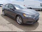 2018 Ford Fusion Hybrid S Gray vin: 3FA6P0UUXJR235905