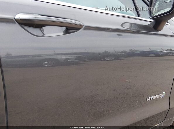 3FA6P0UUXJR235905 2018 FORD FUSION HYBRID Gray Вид щитка приладів